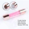 PENNY73 Double Sided Silicone Jelly Stamper Scraper Set with Steel Stamp Plate Nail Art Polish Stamping Manicure Stencil Tools,All view 2