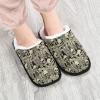 Umidedor Gothic Skull Skeletons Slippers For Women Girls, Soft Memory Foam Non-Slip Indoor House Slippers Home Shoes for Bedroom Hotel Travel Spa view 3