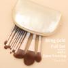 ENZO KEN Natural Hair Makeup Brush Set Professional, Sable Makeup Brushes Set with Case, Natural Hair Brushes Makeup Set, Glitter Make up Brushes Set Professional, Natural Makeup Brushes - ORRA, Black view 2