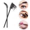 1000 Pcs Disposable Eyelash Brushes Mascara Wands Applicator Makeup Spoolies Brush Kits (Black,Pink) view 4