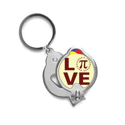Calculation ODigital Pi Love Nail Clippers Sharp Fingernail Stainless Steel Cutter