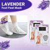 Foot Peel Mask Lavender Moisturizing Exfoliating Foot Masks - Karma Organic Feet Peeling Masks for Dry ed Feet, Remove Dead Skin & Calluses - Removes & Repairs Rough Heels, Dry Toe Skin (Pack of 2) view 2