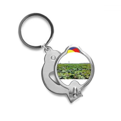 A Lotus Pond Art Deco Gift Fashion Nail Clippers Sharp Fingernail Stainless Steel Cutter