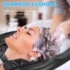 1pc Inflatable Shampoo Head Pad Shampoo Neck Rest Hair Washing Basin Blow up Washing Head Basin Tub Pillow for Bath Portable Cushion Bath Tub Pillow Spa Pvc Tray Elder view 3