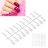 200pcs False Nail Tips Display,Clear False Nails Tips,Nail Extensions,Nail Display Sticks Transparent Tips Nail Art Display Chart Board False Nail Tips Transparent Nail Art Color view 1