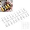 200pcs False Nail Tips Display,Clear False Nails Tips,Nail Extensions,Nail Display Sticks Transparent Tips Nail Art Display Chart Board False Nail Tips Transparent Nail Art Color view 2