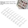 200pcs False Nail Tips Display,Clear False Nails Tips,Nail Extensions,Nail Display Sticks Transparent Tips Nail Art Display Chart Board False Nail Tips Transparent Nail Art Color view 4