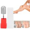 Nail Bit Bits, Foot Dead Skin Removal Nail Drill Bit, Pedicure Polishing Grinding Head Replacement Parts, Professional Stainless Steel Nail Bit Attachments Removing Foot view 4
