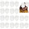 10 PCS Large 8" White Hair Bow Clips Grosgrain Ribbon Solid Color Hair Bow With Alligator Clips Hair Accessories for Teen Toddler Little Girls view 1