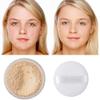 2 Pcs PHOERA Translucent Setting Powder, Control Oil Brighten Skin Color Cover Blemish Face Setting Loose Powder (01 Translucent) view 4