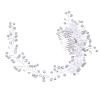 Headband Girl Hair Accessories Princess Wedding Headpiece Bridal Bridesmaid Flower Pearls Rhinestone Headdress (Color : White) view 3