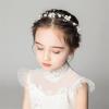 Crown Hair Accessories Headband White Girl Princess Wedding Headpiece Bridal Flower Pearls Headdress (Color : White) view 2