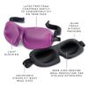 Bucky 40 Blinks No Pressure Solid Eye Mask for Sleep & Travel, Green, One Size view 4