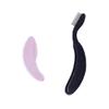 1pc Folding Eyelash Comb Women Separator Mascara Lift Curl Tool with Metal Brush Mini Eyebrow Makeup Tool view 1