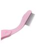 1pc Folding Eyelash Comb Women Separator Mascara Lift Curl Tool with Metal Brush Mini Eyebrow Makeup Tool view 2
