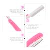 Beaupretty 1set Stainless Steel Eyebrow Trimmer Replacement Blades Portable Hair for Facial Hair Grooming Travel Beauty Tool for Eyebrows and Removal view 4