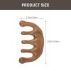 DOITOOL 1pc Wooden Massage Comb Natural Sandalwood Hair Tool for Scalp Massage Lightweight and Portable Elegant Design for Home Use and Gifting view 2