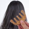 DOITOOL 1pc Wooden Massage Comb Natural Sandalwood Hair Tool for Scalp Massage Lightweight and Portable Elegant Design for Home Use and Gifting view 4