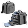 BAFASO Makeup Bag Cosmetic Bag with 4 Inner Removable Pouches, Multifunctional Travel Makeup Case (Patent Pending), Gray view 1