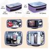 BAFASO Makeup Bag Cosmetic Bag with 4 Inner Removable Pouches, Multifunctional Travel Makeup Case (Patent Pending), Purple view 2
