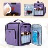 BAFASO Makeup Bag Cosmetic Bag with 4 Inner Removable Pouches, Multifunctional Travel Makeup Case (Patent Pending), Purple view 4