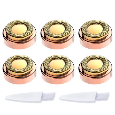 6PCS LinMei Replacement Heads Compatible for GEN 1 Finishing Touch Flawless Women's Painless Hair Remover with Cleaning Brushes