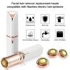 6PCS LinMei Replacement Heads Compatible for GEN 1 Finishing Touch Flawless Women's Painless Hair Remover with Cleaning Brushes view 3
