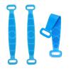 Silicone Back Scrubber for Shower 70cm Exfoliating Body Scrubber Belt Double Side Strap Durable Easy to Use and Scrub for Men and Women 3PCS Blue view 1