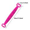 Silicone Back Scrubber for Shower 70cm Exfoliating Body Scrubber Belt Double Side Strap Durable Easy to Use and Scrub for Men and Women 3PCS Blue view 2