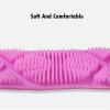 Silicone Back Scrubber for Shower 70cm Exfoliating Body Scrubber Belt Double Side Strap Durable Easy to Use and Scrub for Men and Women 3PCS Blue view 3