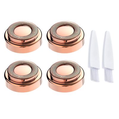 4PCS LinMei Replacement Heads Compatible for GEN 1 Finishing Touch Flawless Women's Painless Hair Remover with Cleaning Brushes