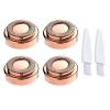 4PCS LinMei Replacement Heads Compatible for GEN 1 Finishing Touch Flawless Women's Painless Hair Remover with Cleaning Brushes view 1