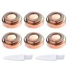 6PCS LinMei Replacement Heads Compatible for GEN 1 Finishing Touch Flawless Women's Painless Hair Remover with Cleaning Brushes view 1