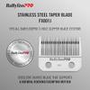 BaBylissPRO Barberology Stainless Steel Replacement Taper Blade for Hair Clippers (FX801J) view 2
