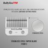 BaBylissPRO Barberology Stainless Steel Replacement Taper Blade for Hair Clippers (FX801J) view 3