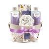 Bath & Body Gift Set for Men and Women Spa Kit with Shea Butter, Vitamin E Reusable Beautiful Basket Perfect for Relaxation view 1