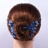 FXQHAN Magic Easy Combs for Women Hair Accessories, Elastic Beaded Double Hair Clips Combs for Hair Styling or Hair Decoration (Black + Blue + Green + Rose red + Brown) view 4