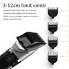NCRD Hair Clippers for Men Professional Hair Trimmer Grooming Haircut Kit Beard Trimmer with LED Display Quiet Rechargeable Trimmer Grooming Kit, 4 Guide Combs view 4