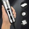 NCRD Cordless Hair Clippers Hair Trimmer for Men, Waterproof Body, Electric Shaver Grooming Kit, USB Rechargeable & LED Display view 3