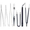 7Pcs Precision Tweezers Set Stainless Steel Craft Tweezers Remover for Soldering Tweezers, Jewelry, Eyebrow, Women and Men view 1