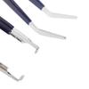 7Pcs Precision Tweezers Set Stainless Steel Craft Tweezers Remover for Soldering Tweezers, Jewelry, Eyebrow, Women and Men view 2
