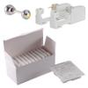 CHUANCI 24PCS/Box Disposable Sterile Ear Piercing Unit Ear Cartilage Tragus Helix Piercing Gun NO Pain Piercer Tool Machine Choose Design (24PCS/Box-3mm Silver AB Zircon) view 1