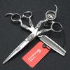 Hair Cutting Scissors, 6 inch professional hairdressing tools tattoo hair styling scissors set stainless steel hairdressing scissors BY ZZYY (Color : All) view 1