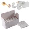 CHUANCI 24PCS/Box Disposable Sterile Ear Piercing Unit Ear Cartilage Tragus Helix Piercing Gun NO Pain Piercer Tool Machine Choose Design (24PCS/Box-3mm Gold Pearl) view 1