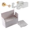 CHUANCI 24PCS/Box Disposable Sterile Ear Piercing Unit Ear Cartilage Tragus Helix Piercing Gun NO Pain Piercer Tool Machine Choose Design (24PCS/Box-2mm Gold Pearl) view 1