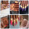 PENNY73 1Pcs Manicure Practice Hand +100 Pcs Manicure Tips Fake Finger with 6 Pcs Nail File and 10 Pcs Nail Drill Bits Professional Nail Art DIY Tool view 3