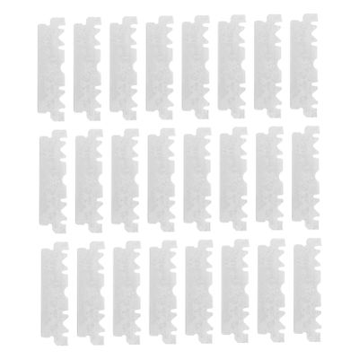 Beaupretty Hand Squeegee 100pcs Razor Facial Shaver Steel Face Cutter Barbershop Face Razor Men Cutter Mens Milling Cutter Household Man Surface Coating: Chrome and
