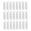 Beaupretty Hand Squeegee 100pcs Razor Facial Shaver Steel Face Cutter Barbershop Face Razor Men Cutter Mens Milling Cutter Household Man Surface Coating: Chrome and view 1
