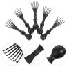 Beaupretty 8pcs Hair Brush Cleaner Tool Lightweight Comb Cleaning Rake for Removal Salon Use Gentle Skin and Easy to Carry view 3
