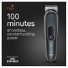 Braun Body Groomer 5 for Men, BG5340, Manscaping Tool, SkinShield Technology, Sensitive Comb, Lifetime Sharp Metal Blade, Body Groomer for Men, Gray/White view 2